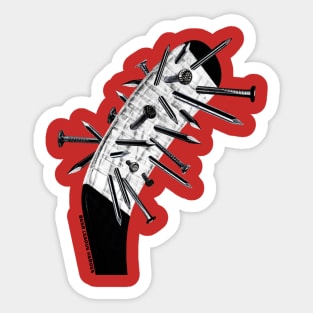 Tough as Nails Hockey Sticker